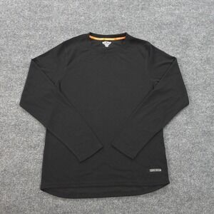 Omni‎ Wool Shirt Mens Extra Large Black Base Layer Crew Hiking Hunting Outdoors